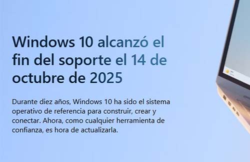 Fin de vida de Windows 10