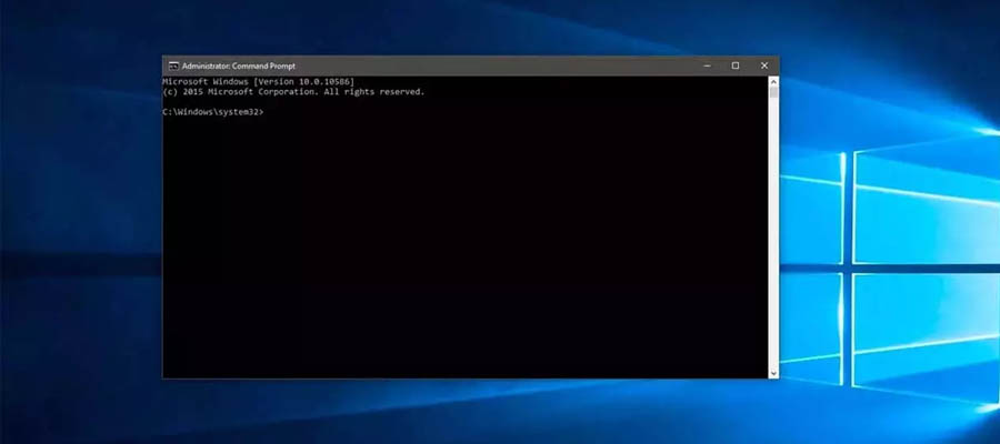 Ventana de comandos de Windows