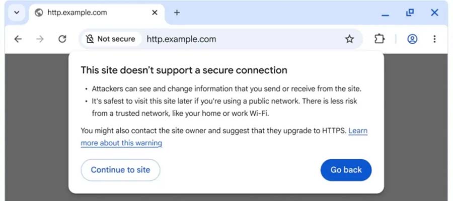 Chrome activará por defecto Usar siempre conexión segura